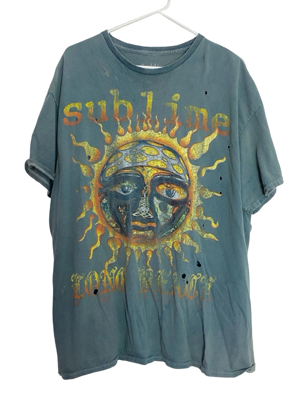Sublime Band Tee Tshirt Mens Unisex XL XXL Distressed Chest 24 Length 29 Retro